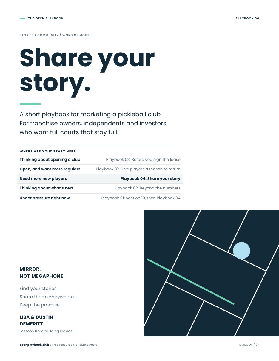 Cover of The Open Playbook 04